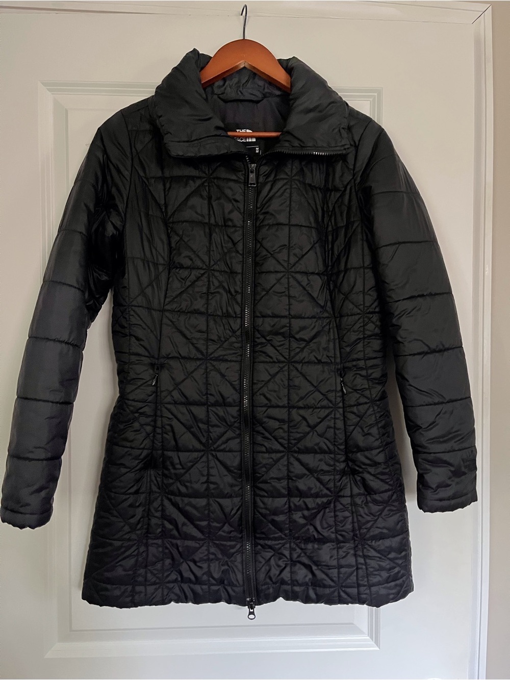 The North Face Women's Black Quilted Long Puffer Jacket